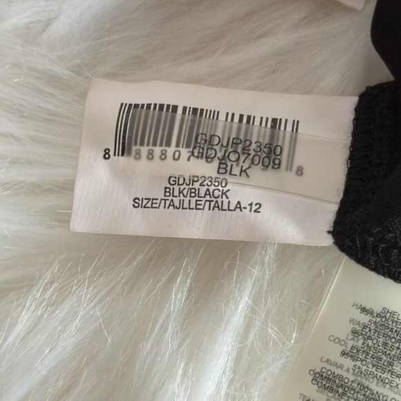 Guess fit and flare black party cocktail dress size 12 in excellent condition - Picture 9 of 11